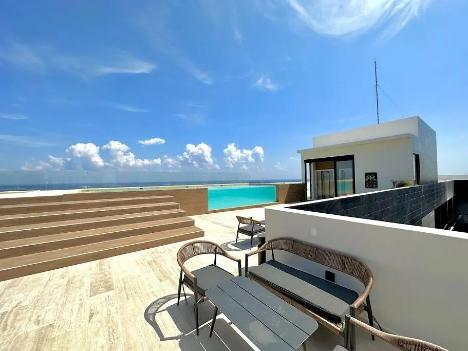 Apartmán Comfortable Condo W/ City Views Rooftop Pool & Gym - 319 Musa Playa del Carmen